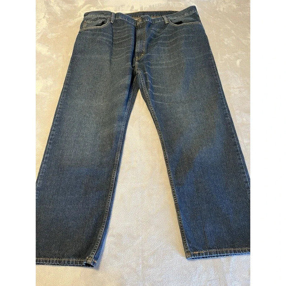 Levi’s 559 Jeans Men’s 46 X 30 Blue Dark Wash‎ Straight Leg - Picture 1 of 8